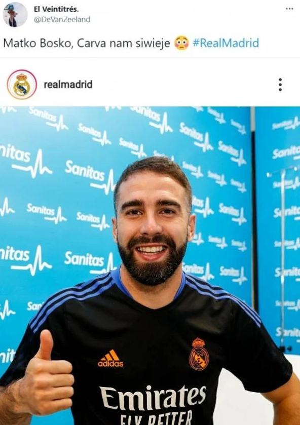 29-letni Dani Carvajal w lipcu 2021 :D